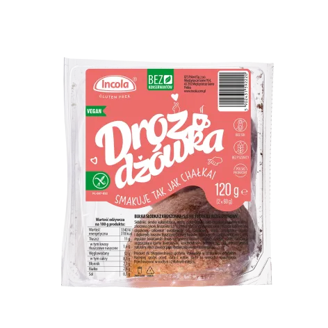 BEZGLUTENOWA DROŻDŻÓWKA TAKA JAK CHAŁKA 2x60g